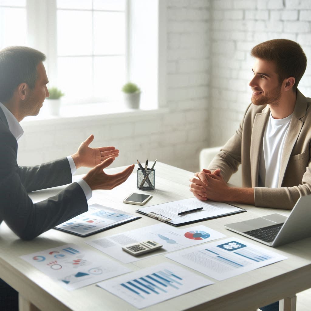 소상공인 정책자금 상담 및 자금 지원 개념 이미지 ai생성 이미
